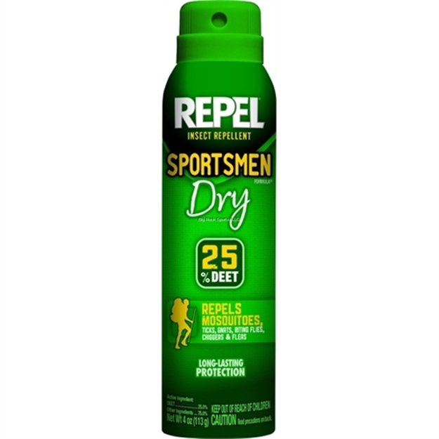 Picture of Repel/Spectrum Brands Sportsmen Dry Mosquito Repellent, 4 OZ Aerosol 25% Deet