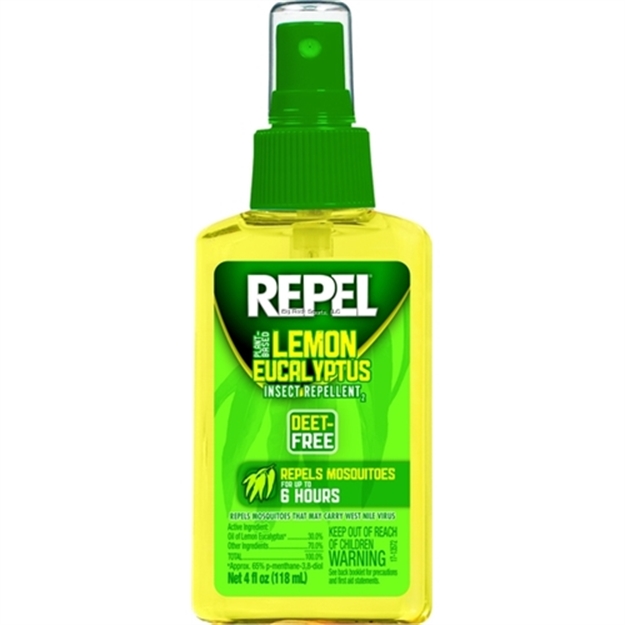 Picture of Repel/Spectrum Brands Lemon Eucalyptus Insect Repellent, 4Oz Pump Spray, Deet-Free