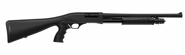 Picture of  Retay Usa Gpstacpg18 Gps  12 Gauge Pump 3" 4+1 18.5" Black Steel Barrel, Matte Black Anodized Aluminum Receiver, Black Fixed W/Pistol Grip Synthetic Stock 193212020628