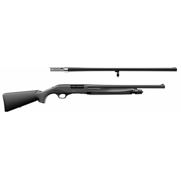 Picture of Retay Usa Gpssfc1828 Gps Combo 12 Gauge 3" 4+1 18.50"/28" Black Steel Barrel, Matte Black Anodized Aluminum Receiver, Fixed Black Synthetic Stock GPSFC1828 193212000903