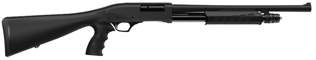 Picture of  Retay Usa Gpstacpg18 Gps  12 Gauge Pump 3" 4+1 18.5" Black Steel Barrel, Matte Black Anodized Aluminum Receiver, Black Fixed W/Pistol Grip Synthetic Stock 193212020628