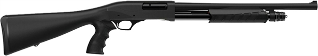 Picture of  Retay Usa Gpstacpg18 Gps  12 Gauge Pump 3" 4+1 18.5" Black Steel Barrel, Matte Black Anodized Aluminum Receiver, Black Fixed W/Pistol Grip Synthetic Stock