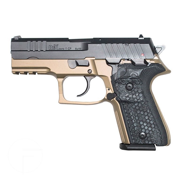 Picture of Rexzero1cp Fde 15Rnd 9Mm Blk Grips