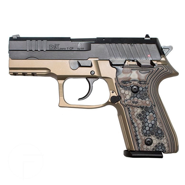 Picture of Rexzero1cp Fde 15Rnd 9Mm DE Grips