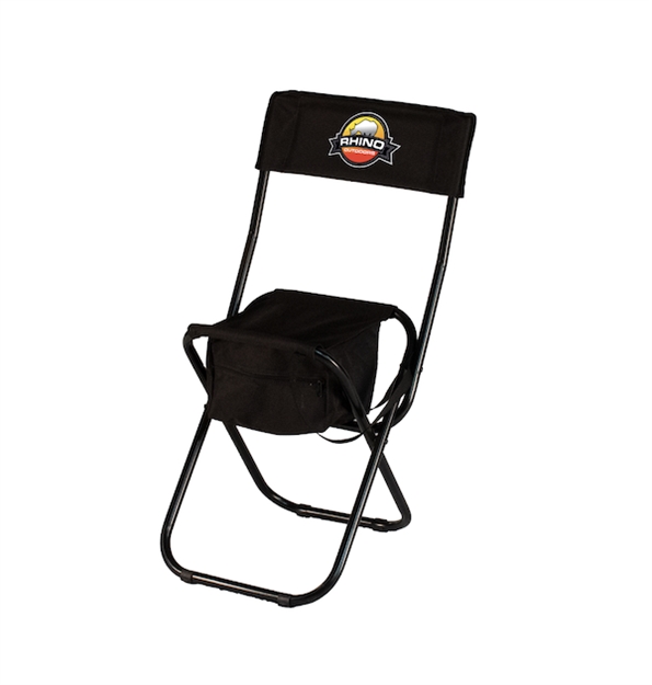 Picture of Rhino Outdoors Folding Stool W/ Backrest Blk