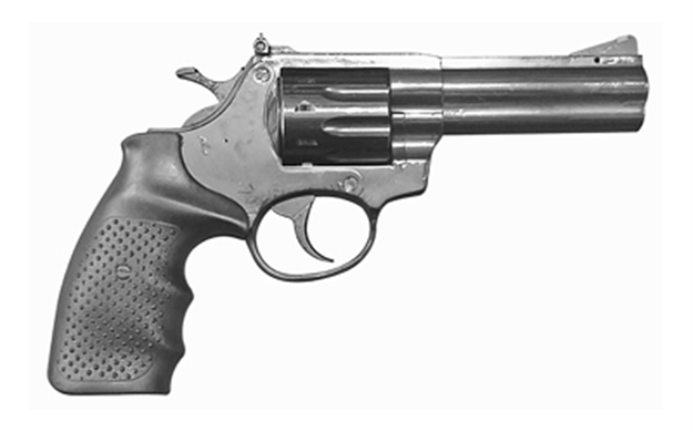 Picture of Ria Al22 Revolver, 22 Lr, 4" Bbl, Blued, Sa/Da, Rubber Grip, Adj.Sight, 9 Rnd AL22B