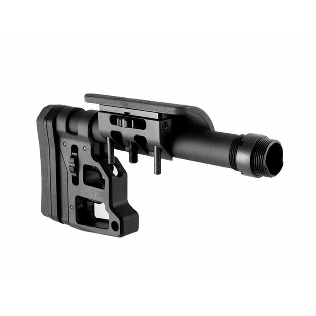 Picture of Mdt Sporting Goods Inc 102856Blk Skeleton Carbine Stock (Scs)  Black Aluminum, Adj. Cheekrest/Buttpad, Buffer Tube, QD Sling Mounts N/A
