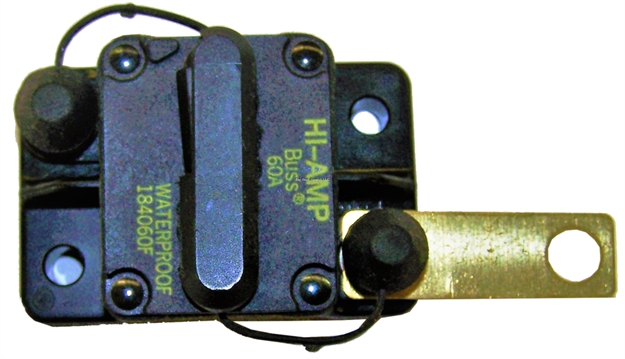 Picture of Rig Rite Circuit Breaker 60 Amp Manual Reset  36 Volt