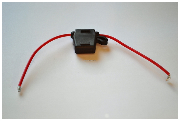 Picture of Rig Rite Splashproof Fuse Holder W/O Fuse 18 Ga. Wire W/ 10 Amp Max