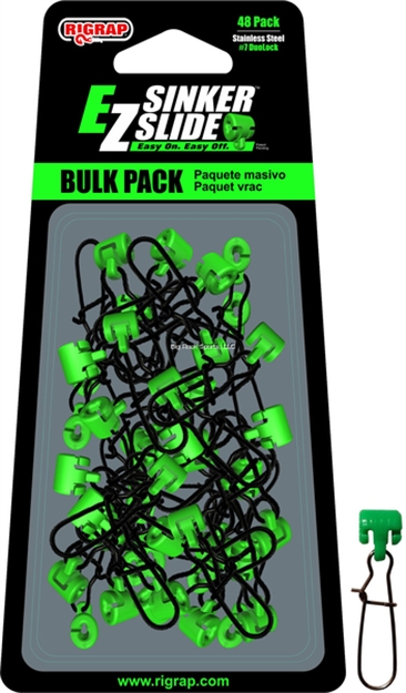 Picture of Rigrap EZ Sinker Slide With #7 Doulock Snap/48 Per Bulk Pack