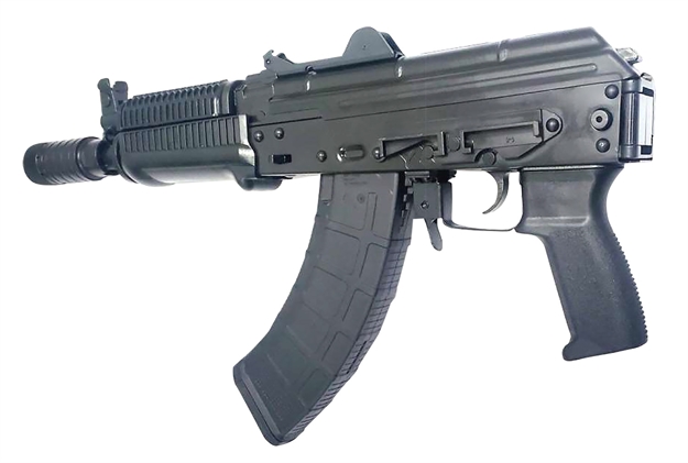 Picture of  Riley Defense Inc Rak102krinkwsf Krink  7.62X39mm 30+1 8.50" Black Nitride Threaded Barrel, Black Oxide Receiver, Black Polymer Grip 850028892275