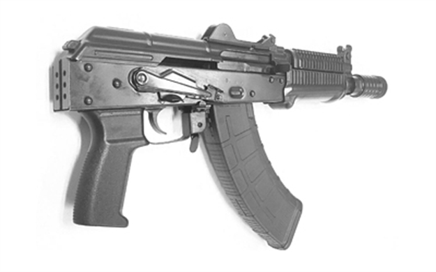 Picture of  Riley Defense Inc Rak102krinkpstl Krink  7.62X39mm 30+1 8.50" Black Nitride Threaded Barrel, Black Oxide Frame, Black Polymer Grip 850028892268