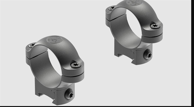 Picture of  Leupold 49949 Ringmounts  Black Gloss 1" Rimfire Low