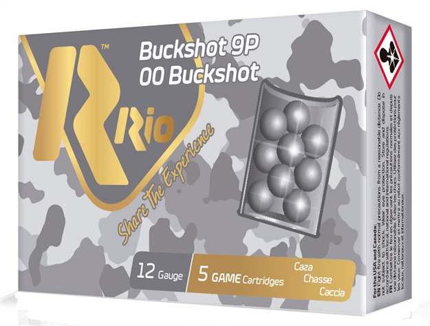 Picture of Rio Ammunition 12G 2.75 00B 9Pel