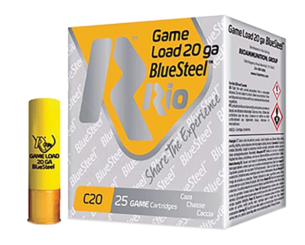 Picture of Rio Ammunition Blue Steel 20G 2.75" Max DR   7/8Oz   #4 GLBS20-4@