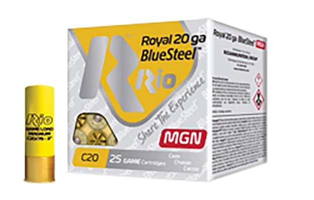 Picture of Rio Ammunition Blue Steel 20G 3.00" Max DR     1Oz   #4 Rbsm204