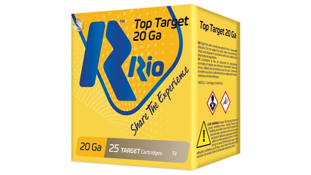 Picture of  Rio Ammunition Tt208 Top Target Heavy Field 20 Gauge 2.75" 7/8 OZ 8 Shot 25 Per Box/ 10 CS
