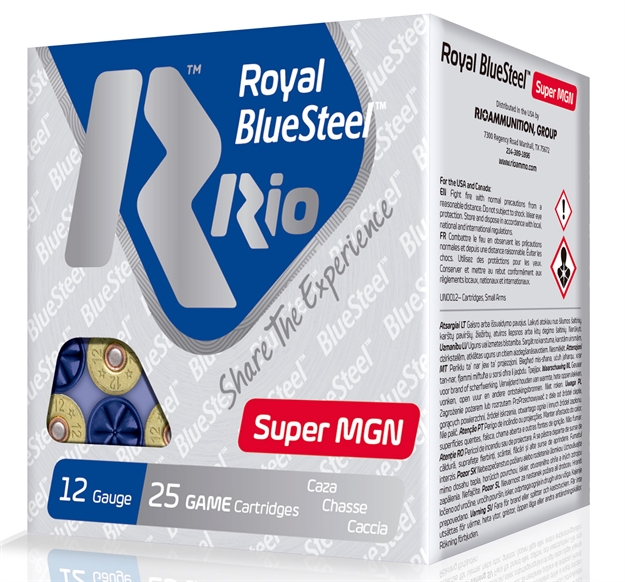Picture of  Rio Ammunition Rbssm40bb Bluesteel Royal 12Gauge 3.50" 1 3/8Oz BB Shot 25 Per Box/10 Case