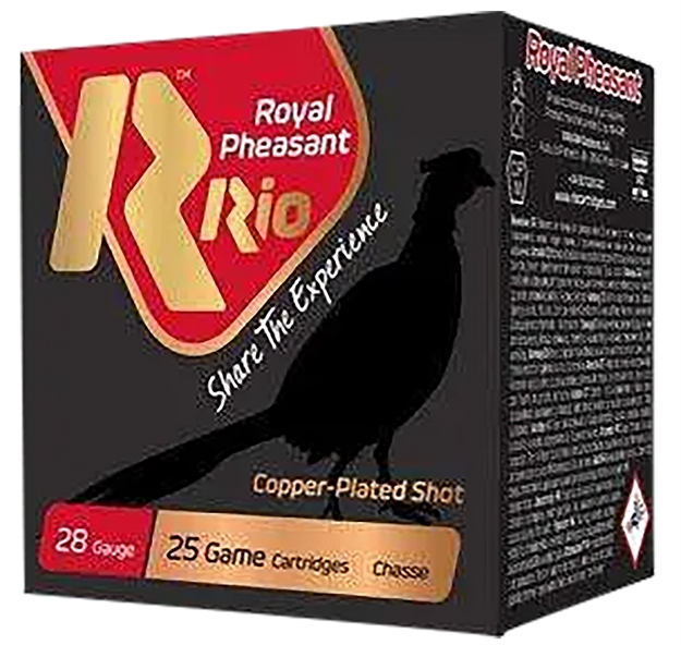 Picture of  Rio Ammunition Rpc285 Royal Pheasant  28 Gauge 2.75" Copper 25 Per Box/ 10 Case