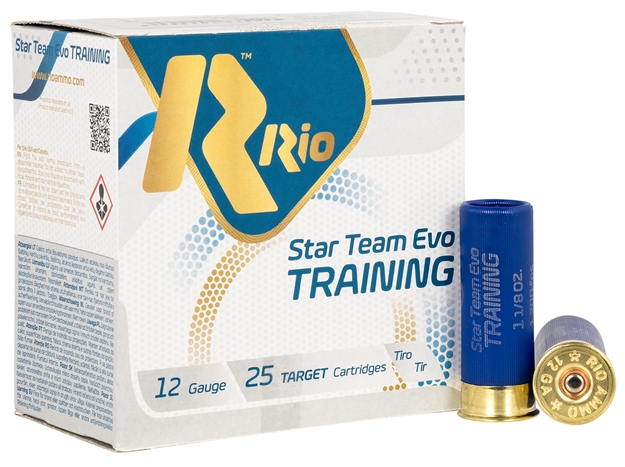 Picture of Rio Ammunition Star Team Training 32 Shotshells 12 Ga, 2-3/4", 1-1/8Oz, #7.5, 1200 Fps, 25 Rnd STT3275
