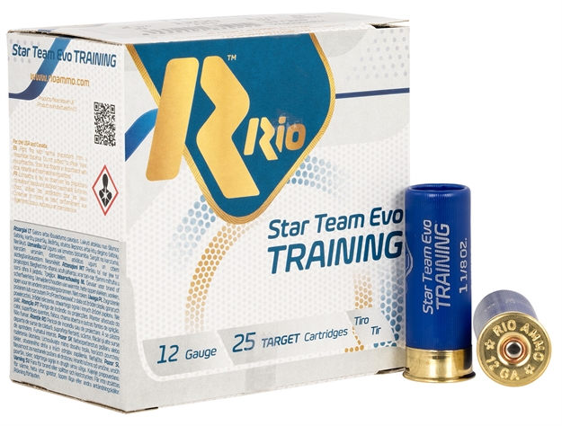 Picture of Rio Ammunition Star Team Training 32 Shotshells 12 Ga, 2-3/4", 1-1/8Oz, #8, 1200 Fps, 25 Rnd STT328