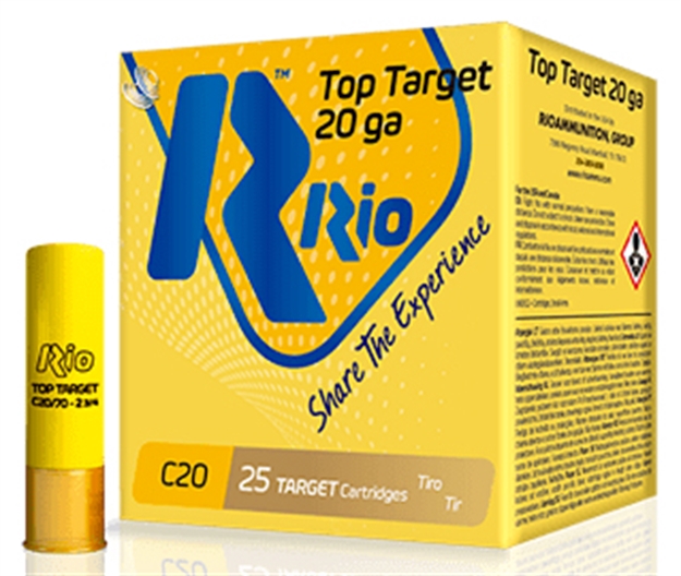 Picture of Rio Ammunition Top Target 20Ga 7/8Oz #8 25/10 TT208 8435101626285