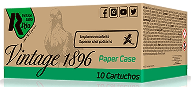 Picture of  Rio Ammunition Vp36fhv75 Vintage 1896 Paper Flyer 12Gauge 2.75" 7.5Shot 10 Per Box/25 Case