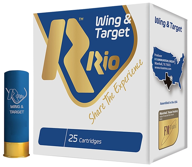 Picture of  Rio Ammunition Wt2875 Wing & Target  12Gauge 2.75" 1Oz 7.5Shot 25 Per Box/10 Case