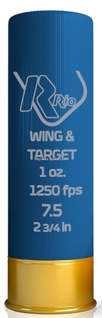 Picture of Rio Ammunition Wt2875 Wing & Target 12 Gauge 2.75" 1 OZ 7.5 Shot 25 Bx/ 10 CS