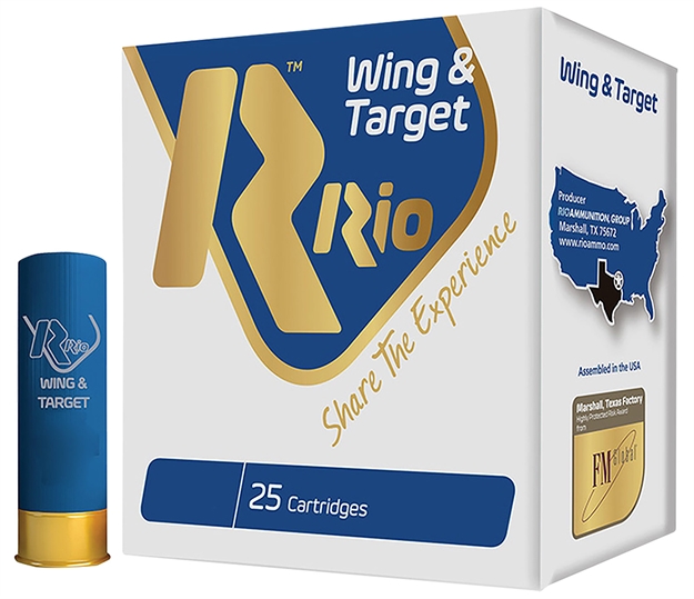 Picture of  Rio Ammunition Wt288 Wing & Target  12Gauge 2.75" 1Oz 8Shot 25 Per Box/10 Case 8435101637220