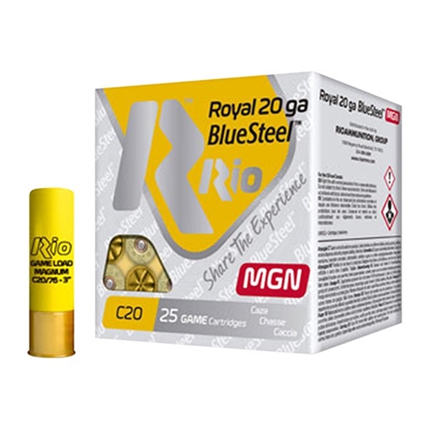 Picture of Rio Royal Bluesteel Mgn 20Ga 5 25Bx