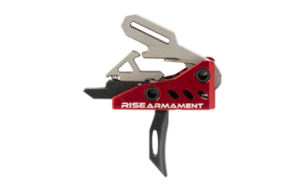 Picture of Rise Armament Ra535blkarp Ra-535 Advanced Performance Single-Stage Straight With 3.50 Lbs Draw Weight, Red Housing & Black Trigger For Ar-Platform, Includes Pins RA-535-Blk 850011713327