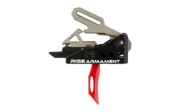 Picture of Rise Armament Ra535redarp Ra-535 Advanced Performance Black/Red Single-Stage Fits Ar-Platform RA-535-RED 850043415442