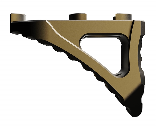 Picture of Rise Armament Ra030sb Micro Hand Stop  Skeletonized Spartan Bronze Aluminum For M-Lok Handgaurd RA-030-SB