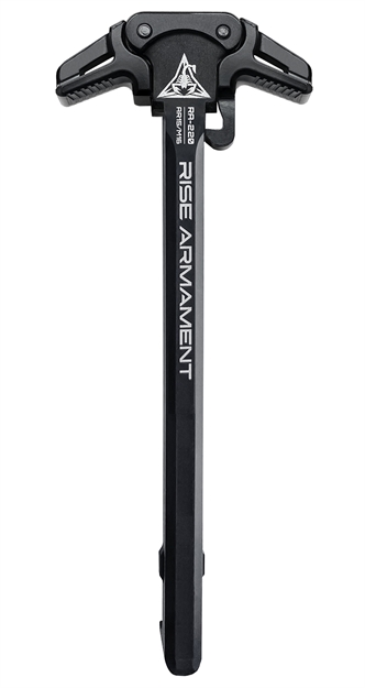 Picture of Rise Armament Ra220blk  Charging Handle Ar-15 Black Anodized Aluminum Ambidextrous Hand RA-220-BLK