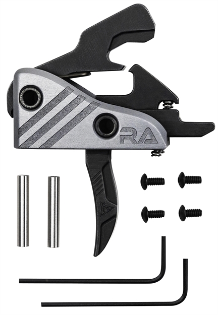 Picture of  Rise Armament Ra524blk Blitz Blackout Trigger Single-Stage Hybrid Trigger With 3-3.50 Lbs Draw Weight & Black Nitride Finish For Ar-Platform 850011713075