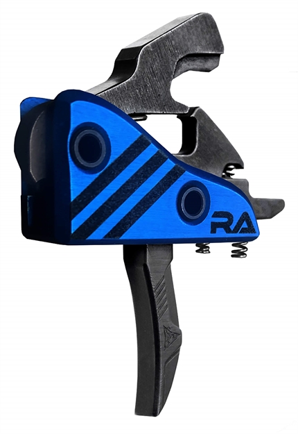 Picture of  Rise Armament Ra524defense Blitz Defense Single-Stage Hybrid With 4.50 Lbs Draw Weight, Blue Housing & Black Trigger For Ar-Platform, Includes Pins 851046006019