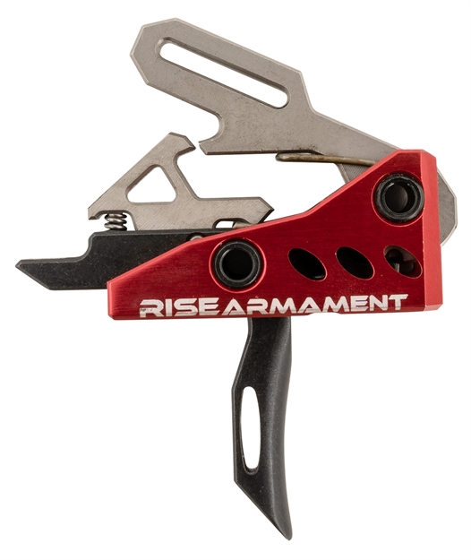 Picture of Rise Armament Ra535blkarp Ra-535 Advanced Performance Single-Stage Straight With 3.50 Lbs Draw Weight, Red Housing & Black Trigger For Ar-Platform, Includes Pins RA-535-Blk