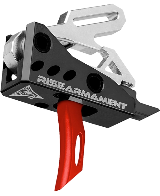 Picture of Rise Armament Ra535redarp Ra-535 Advanced Performance Black/Red Single-Stage Fits Ar-Platform RA-535-RED