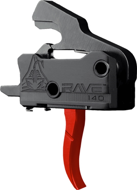 Picture of Rise Armament Trigger Rave 140 Sst Red 3.5Lb Ar-15 W/Anti Walk Pins T017-RED 850043415459
