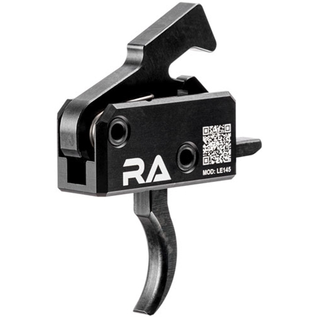 Picture of  Rise Armament Le145awp Le145 Tactical Single-Stage Curved Trigger With 4.50 Lbs Draw Weight & Black Hardcoat Anodized Finish For Ar-Platform Right 851046006156