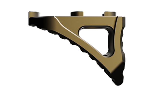 Picture of Rise Armament Ra030sb Micro Hand Stop  Skeletonized Spartan Bronze Aluminum For M-Lok Handgaurd RA-030-SB