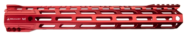 Picture of Rise Armament Handguard Skeletonized 15" M-Lok Rise Red Ar-15! RA905150RR