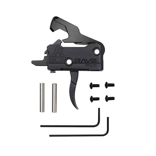 Picture of Rise Rave Pcc Trigger W/ Anti-Walk Pins Curved T017PCCBLK 850011713365
