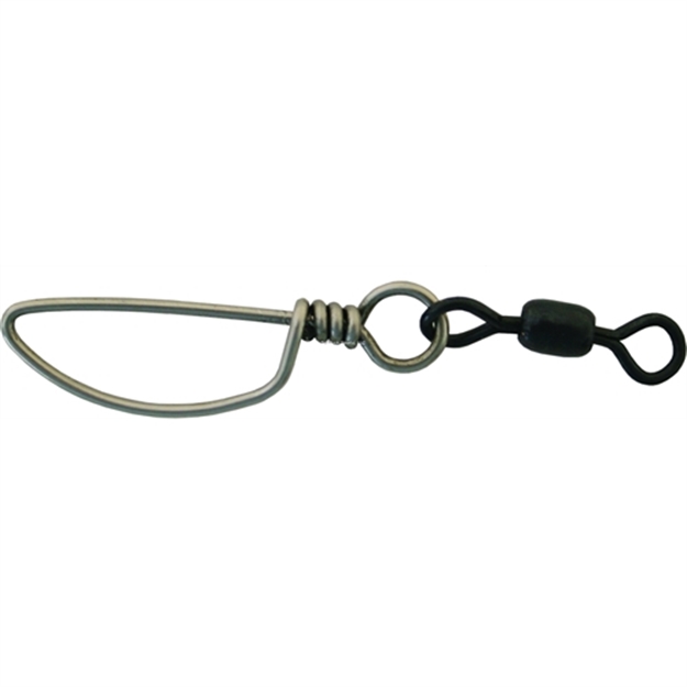 Picture of Rite Angler Cast Barrel Snap Swivel 50Lb 4Pk Blk