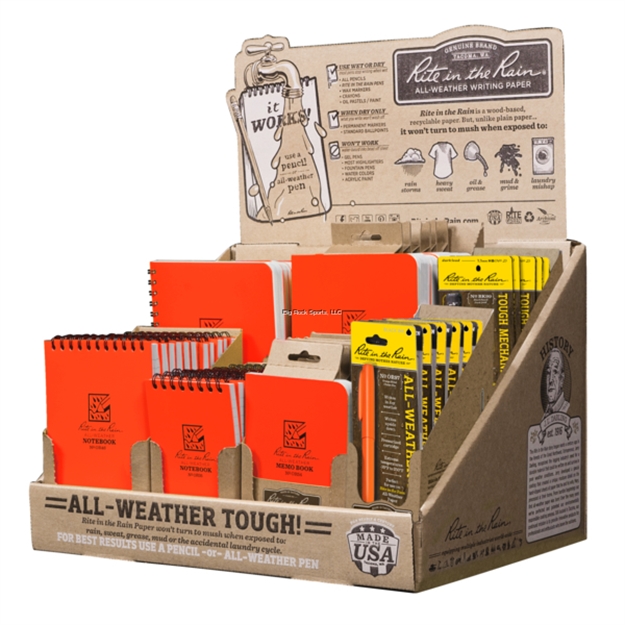 Picture of Rite IN The Rain Preloaded Medium Counter Display - Blaze Orange