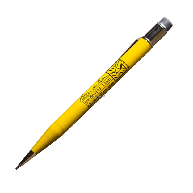 Picture of Rite IN The Rain Weatherproof Mechanical Pencil, Yellow Barrel, 1.1Mm Black Lead