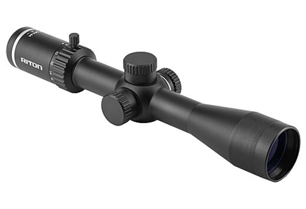 Picture of  Riton Optics 3P416asd23 3 Primal Black 4-16X44mm 30Mm Tube Thick Duplex Reticle 850041390215