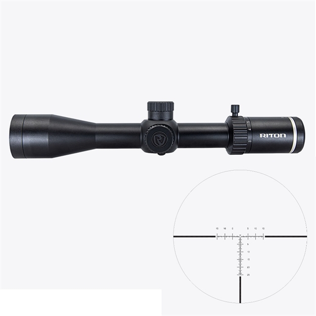 Picture of Riton X3 Primal 3-15X44 (Black) Riflescope, Tube Diameter: 30Mm, Second Focal Plane 3P315AS 019962527463