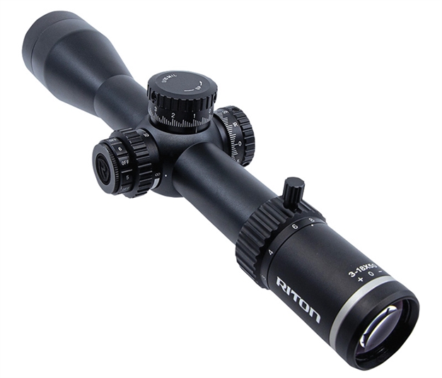 Picture of Riton X7 Conquer 3-18X50 (Black) Riflescope, Illuminated Reticle, Tube Diameter: 34Mm, First Focal Plane 7C318LFI 019962528262